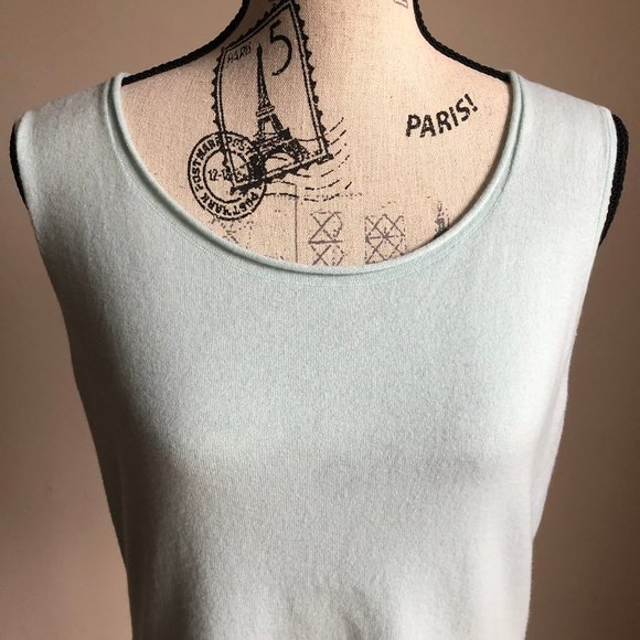 Lafayette 148 NY sleeveless tank 100% merino wool - Picture 2 of 6